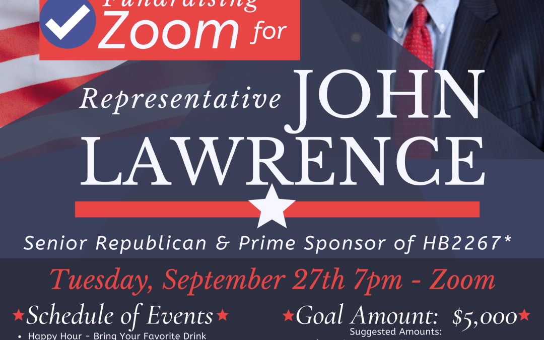 Fundraising Zoom for Rep. John Lawrence